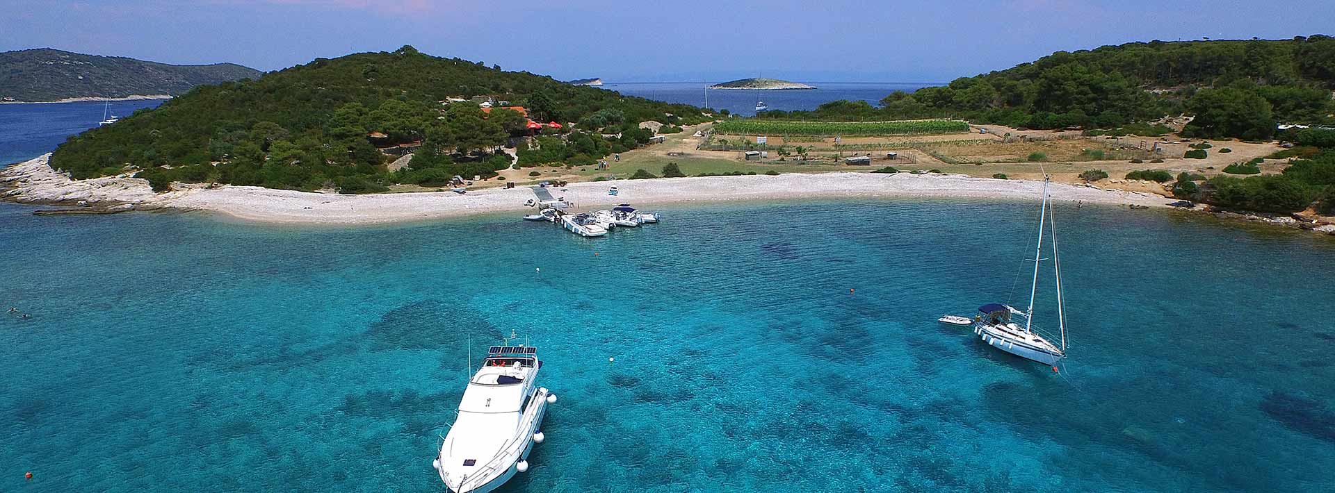 Island Budikovac, one of most distant Split islands