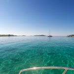 Clear sea inside the Blue Lagoon, Croatia