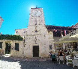 Trogir clock tower