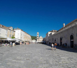 Town square in Hvar