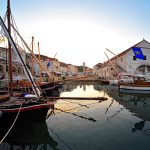 Stunning Hvar harbor at sunset