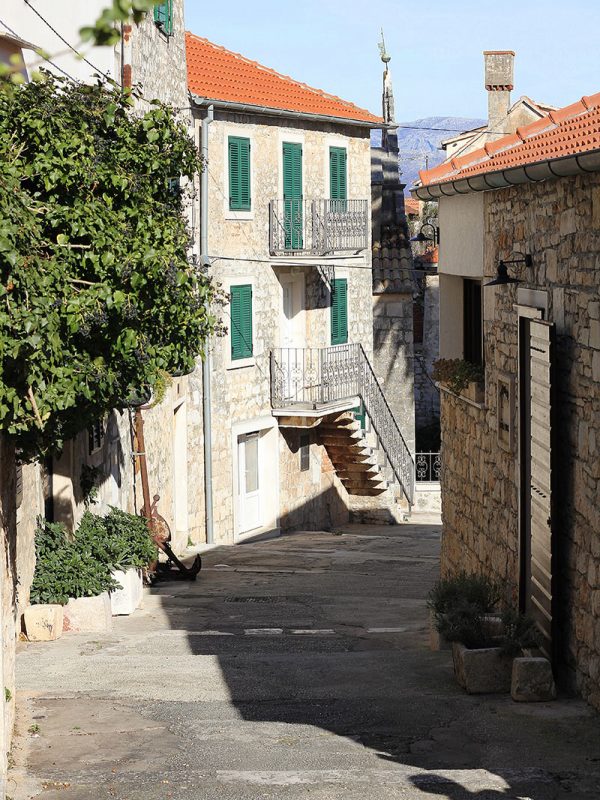 Romantic streets in Supetar