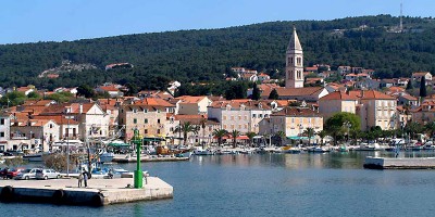 Supetar view from boat