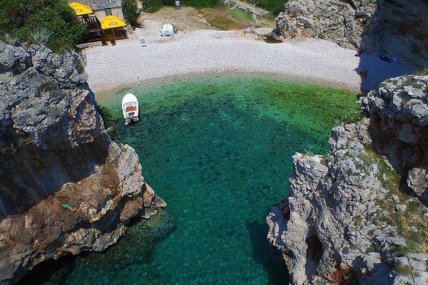 Stiniva Cove and Stiniva beach