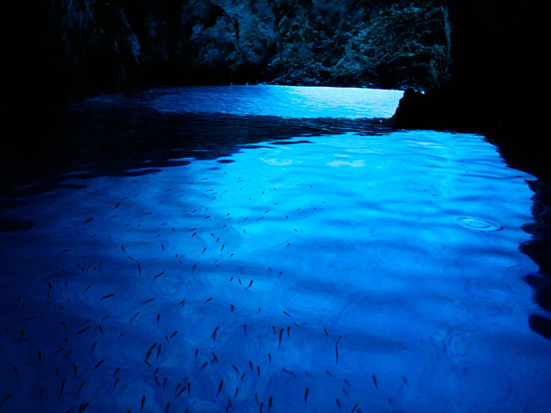 Beautiful Blue Cave