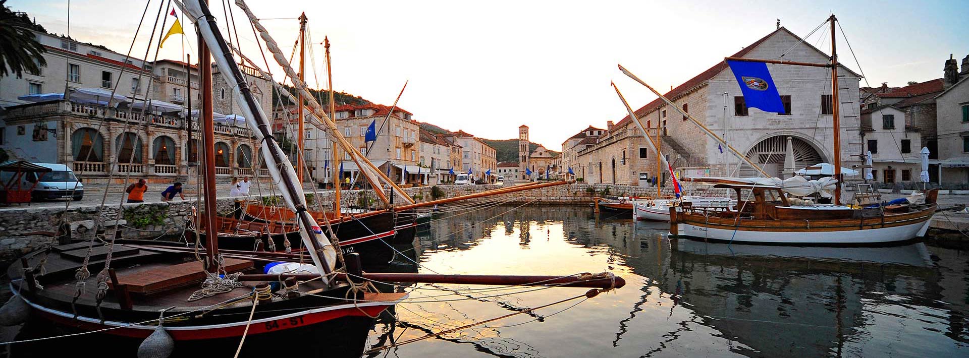 island Hvar, view on Hvar town