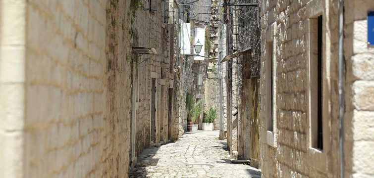 Charming street in Trogir