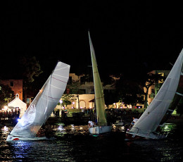 Compiting on Pequena Regata Nocturnain Postira