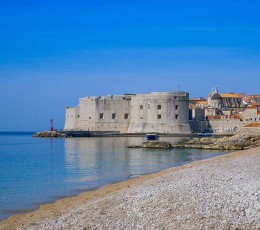 beach near Dubrovnik old town