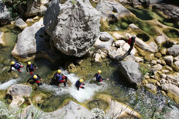 Finding a way through Cetina canyon