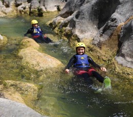 Gliding through Cetina river canyon