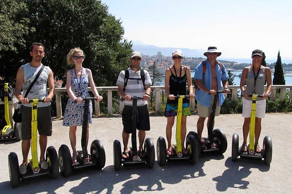 Group Photo on Segway Tour Split