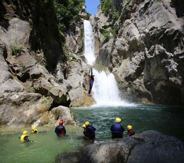 Jump from the rock at Great Gubavica water fall (optional)