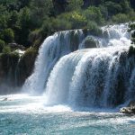 Foaming waterfalls of Krka river