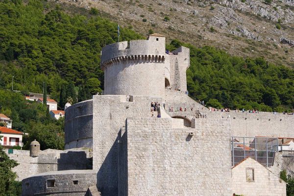 Fortress on Dubrovnik walls