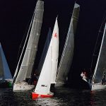 Sailing on Pequena Regata Nocturna