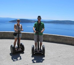 Segway Split - Ciovo in the back