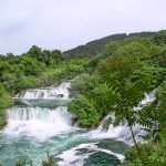 View of the waterfalls from Krka view point