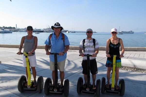 Start of the Segway Tour Split