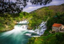 Watermill near Krka waterfalls