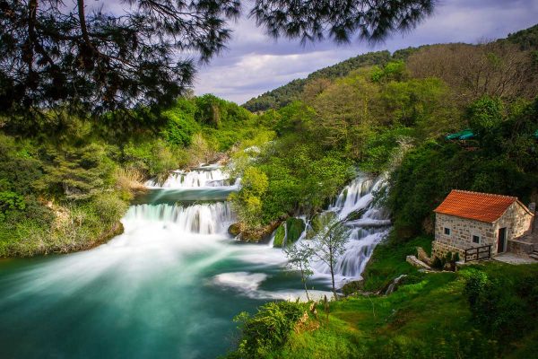 Watermill near Krka waterfalls