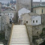 View of the old bridge Mostar