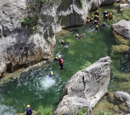 You can Jump from 4 meters at the end of kanyonig Cetina tour (optional)
