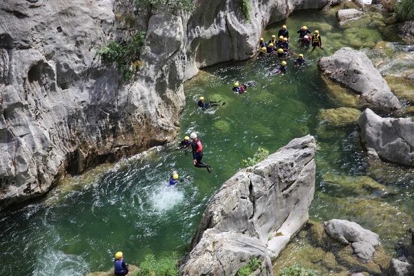 You can Jump from 4 meters at the end of kanyonig Cetina tour (optional)