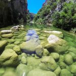 beautiful cetina river, cetina canyon