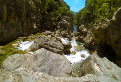 the trail through Cetina canyon