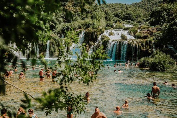 designated swimming area Krka national park