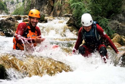 Enjoying the canyon of Cetina river