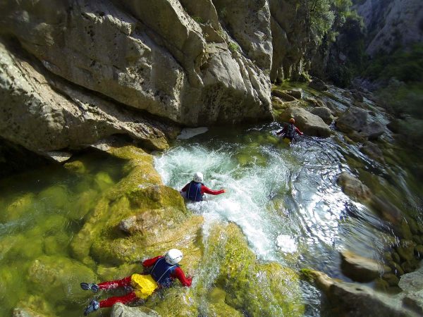 the canyoning tour from Split, Cetina canyon