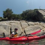 Enjoying sea kayaking in Split