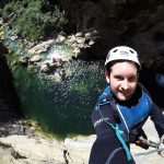 Selfie on top of the rock, Cetina canyoning