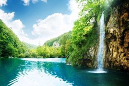 magnificent nature of Plitvice lakes