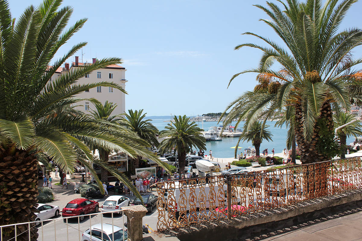 View out to sea from Southern part of Diocletian's Palace