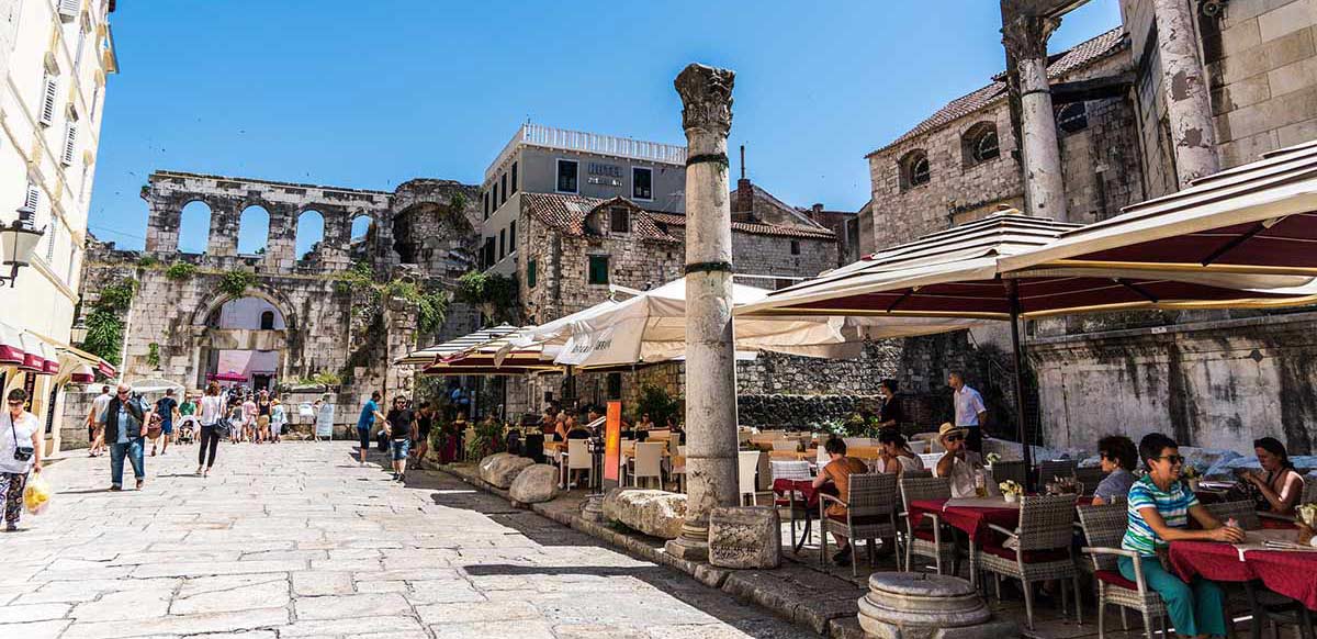 East wall of Diocletian's Palace