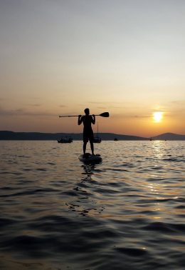 StanUpPaddleTourSplitCroatia-sunsetpaddling