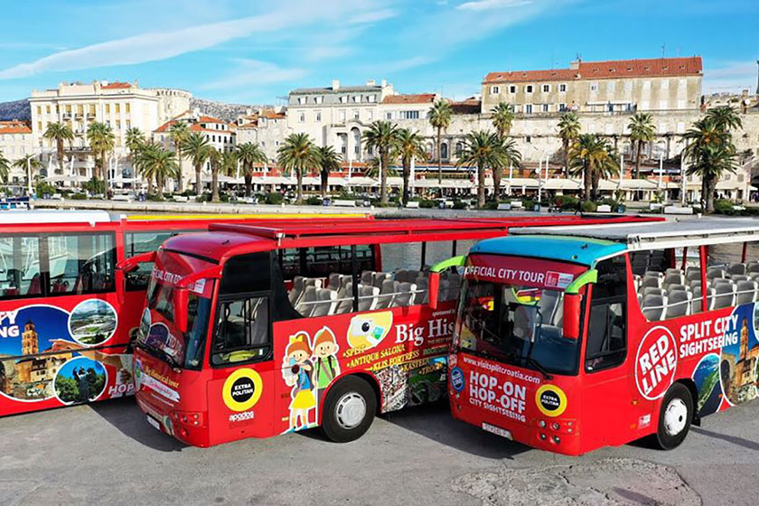 split croatia tour bus
