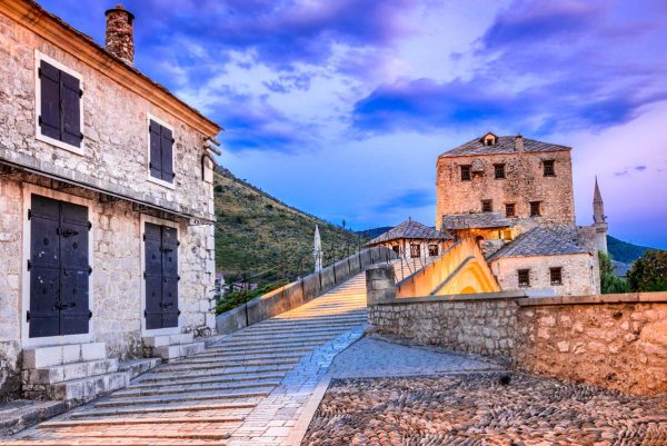 walk the Mostar bridge